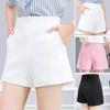 Women's High Waist Slimming A-Line Shorts - Spring/Summer 2024 Collection, Plus Size, Loose Fit, Lightweight, Versatile Wide-Leg