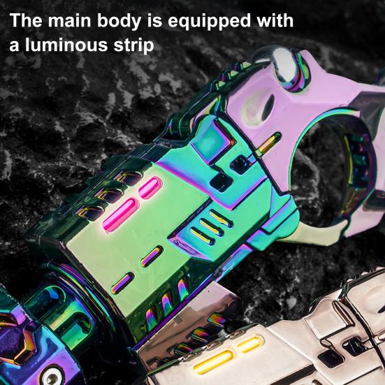 Aluminum Alloy Fidget Shooter Toy Stress Relief Bullets Launcher Portable Travel Decompression EDC Fidget