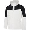 Li Ning Color Block Zipper Hooded Comfortable Breathable Sports Windbreaker Men Outerwear Off-White Black AFDUA13-7