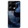 Чехол для Redmi NOTE 13 PRO 4G с закаленным стеклом и эстетичной цветной покраской