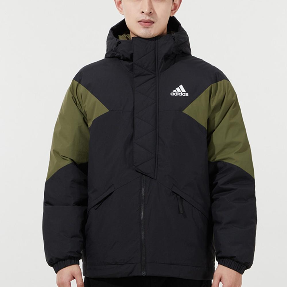 adidas Цветные блоки Stay Warm утепленная пуховая куртка Черная Мужская GT6588