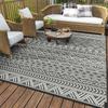 Outdoor Rug Carpet Waterproof 5x8 Outdoor Patio Rug Mat Reverisble Plastic Straw Outdoor Rug