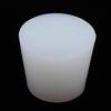 Full Silicone Stopper Stops Bungs Flasks Conical Test Tube White