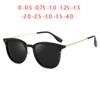 Retro Minus Lens Prescription Sunglasses Women Polarized Cat Eye Nearsighted Glasses Men Sph 0 -0.5 -0.75 -1.0-1.5 To -6.0