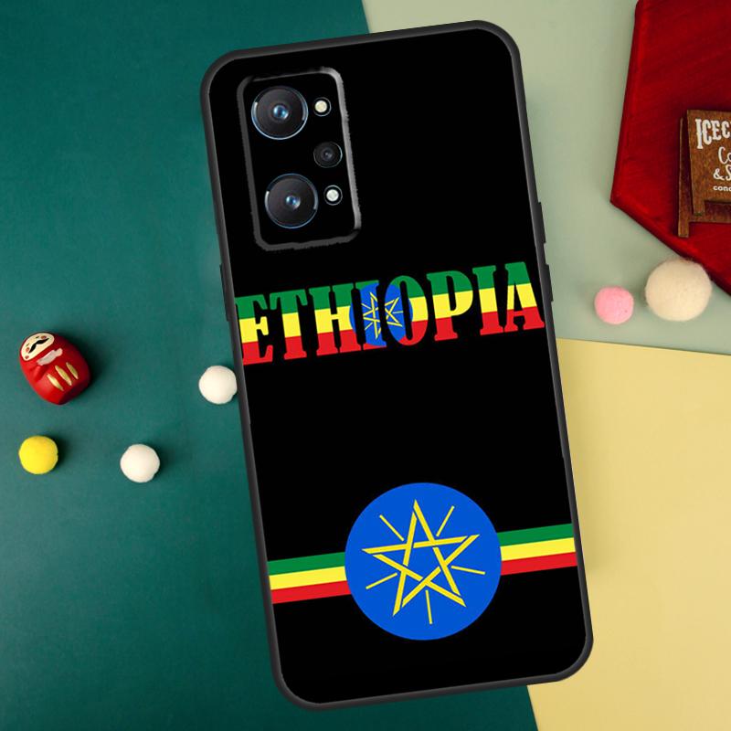 Ethiopia Flag For Realme C75 C61 C67 C63 C71 C55 C51 C65 C53 GT6 GT7 15 Pro 10 11 12 13 14 Pro Plus Case