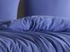 Parure de lit - UNI - Bleu - 140x200 - 1 housse de couette - 1 taie d'oreiller