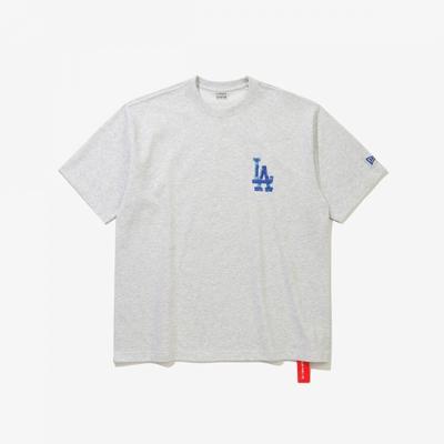 Футболка New Era MLB La Dodgers Drawing Heather Gray 15147543