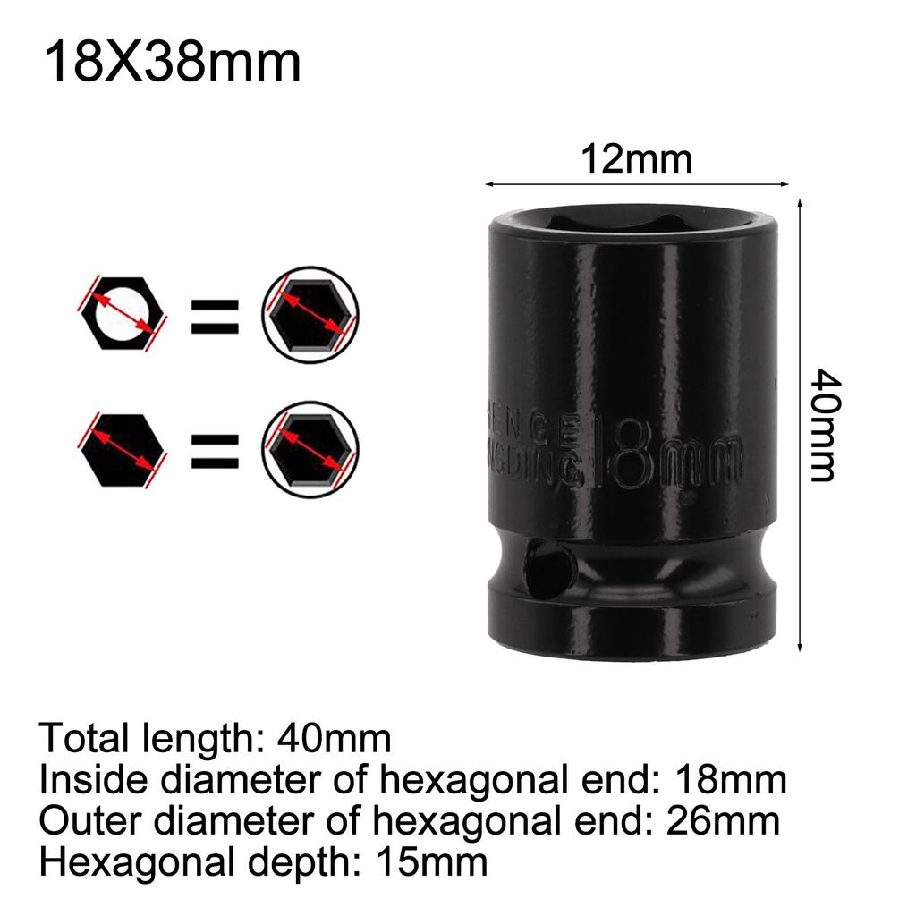 Торцевая головка для шуруповерта Инструмент для ремонта шин Гаечный ключ Торцевая головка для шуруповерта Простой в использовании