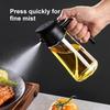 Automatic Lid Olive Oil Storage Bottle Glass Vinegar Dispenser Oil Sprayer Dispenser  Kitchen