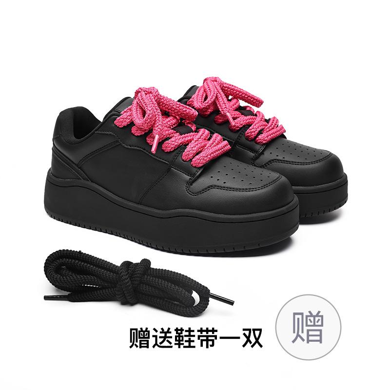 Радужные кеды на платформе для мужчин и женщин 2025 новинка дышащие туфли-булки на платформе увеличивающие рост обувь для пар спортивная повседневная обувь