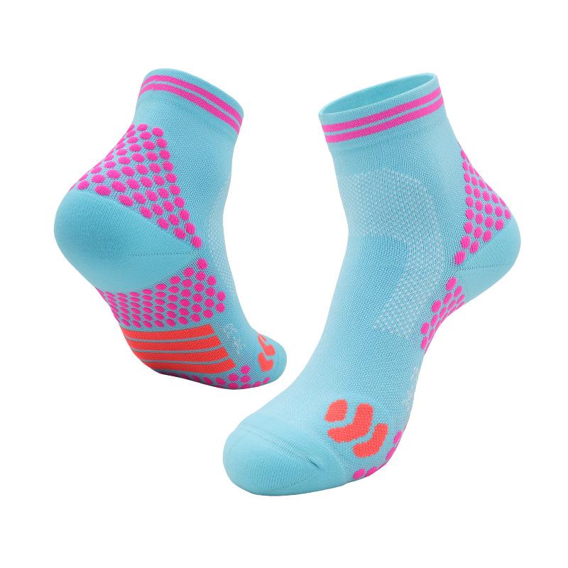 Women's Mid-Tube Compression Running Socks - Professional Marathon Calf Support, Elastic and Lightweight Design
