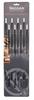 Barbecue skewers, steel accessories, black, 315 cm, 8 pcs.