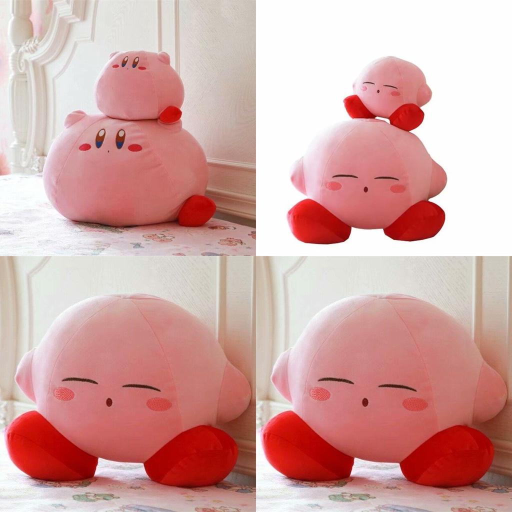 Очаровательная большая плюшевая кукла Kirby Adventure, идеально подходящая для детского подарка и домашнего декора