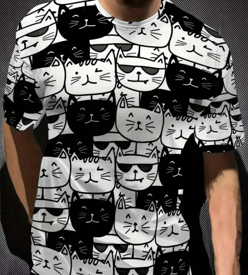 Футболка размера XXS-6XL Plus для мужчин, забавная одежда с принтом поцелуя обезьяны и губ, футболка с принтом 3D гориллы, унисекс, короткий рукав, топы, футболка