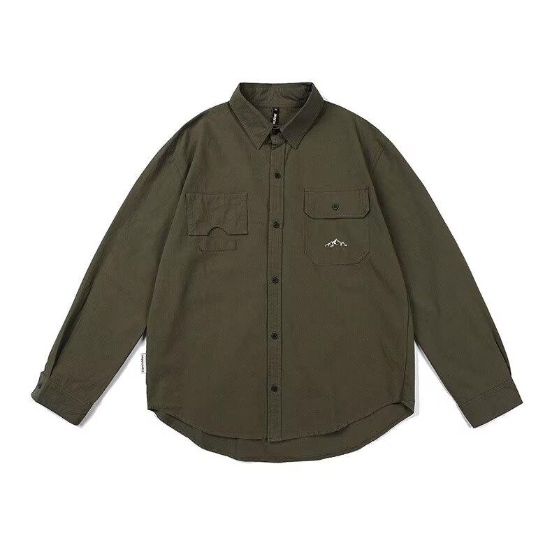 Рубашка с длинным рукавом с буквенным принтом 2024 года в японском стиле в стиле Гонконга, свободная рубашка для мальчиков, летнее модное универсальное повседневное пальто