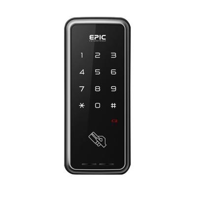 EPIC TOUCH HOOK 2 Умный замок для раздвижных дверей PIN-код Автоматическая блокировка колл-центра PIN-код Функция сигнализации о несанкционированном доступе Код защиты от несанкционированного доступа/MIFARE(р) 24 часа