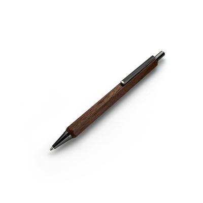 Механический карандаш Sanho Studio Mechanical Black HMP05WT, шестигранный, 0,5 мм, грецкий орех,