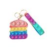 Push Bubble сенсорные игрушки кошелек детская сумка силиконовый кошелек для монет