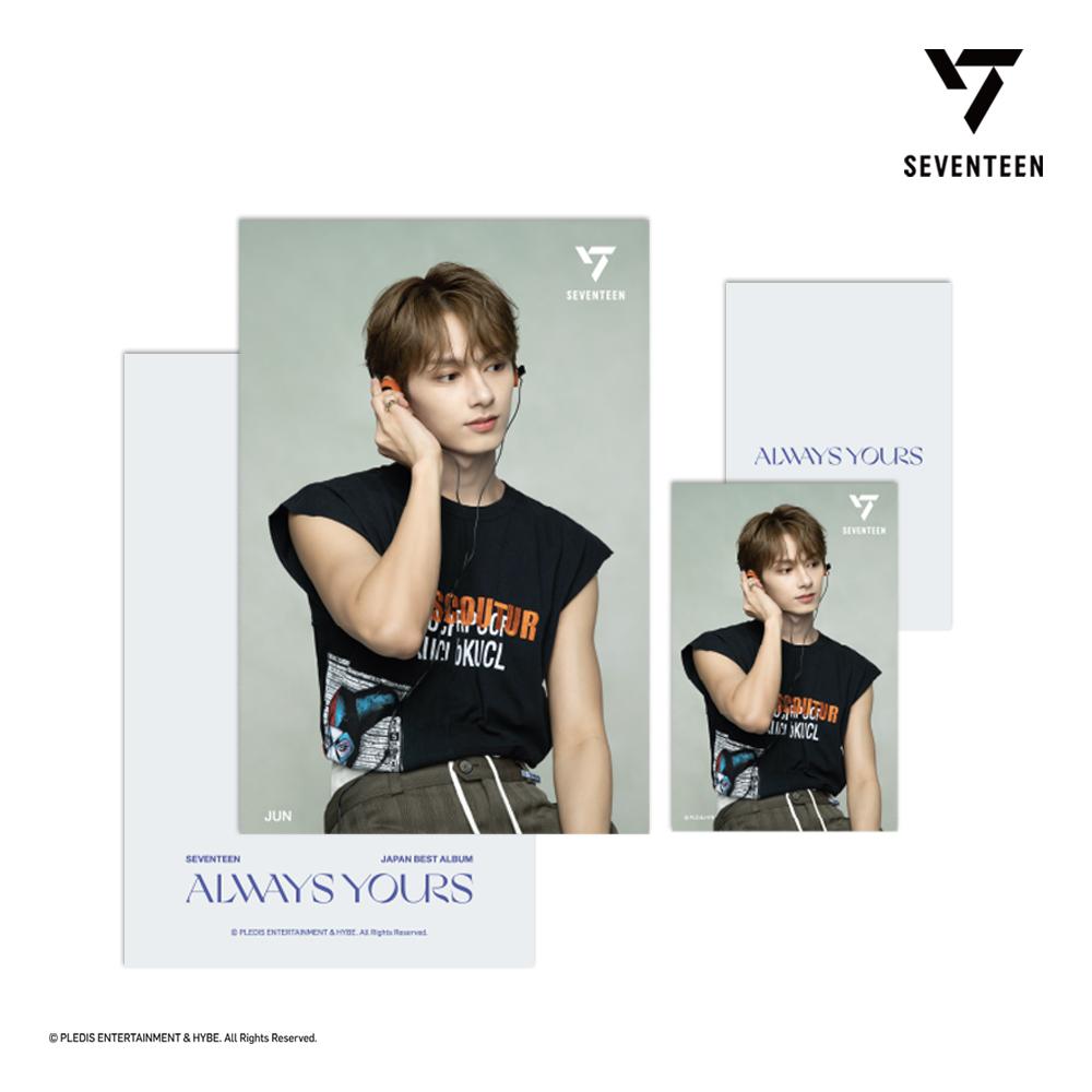 Seventeen 3D-лентикулярная открытка + 1 мини-фотокарточка ВСЕГДА ВАША 2-я версия