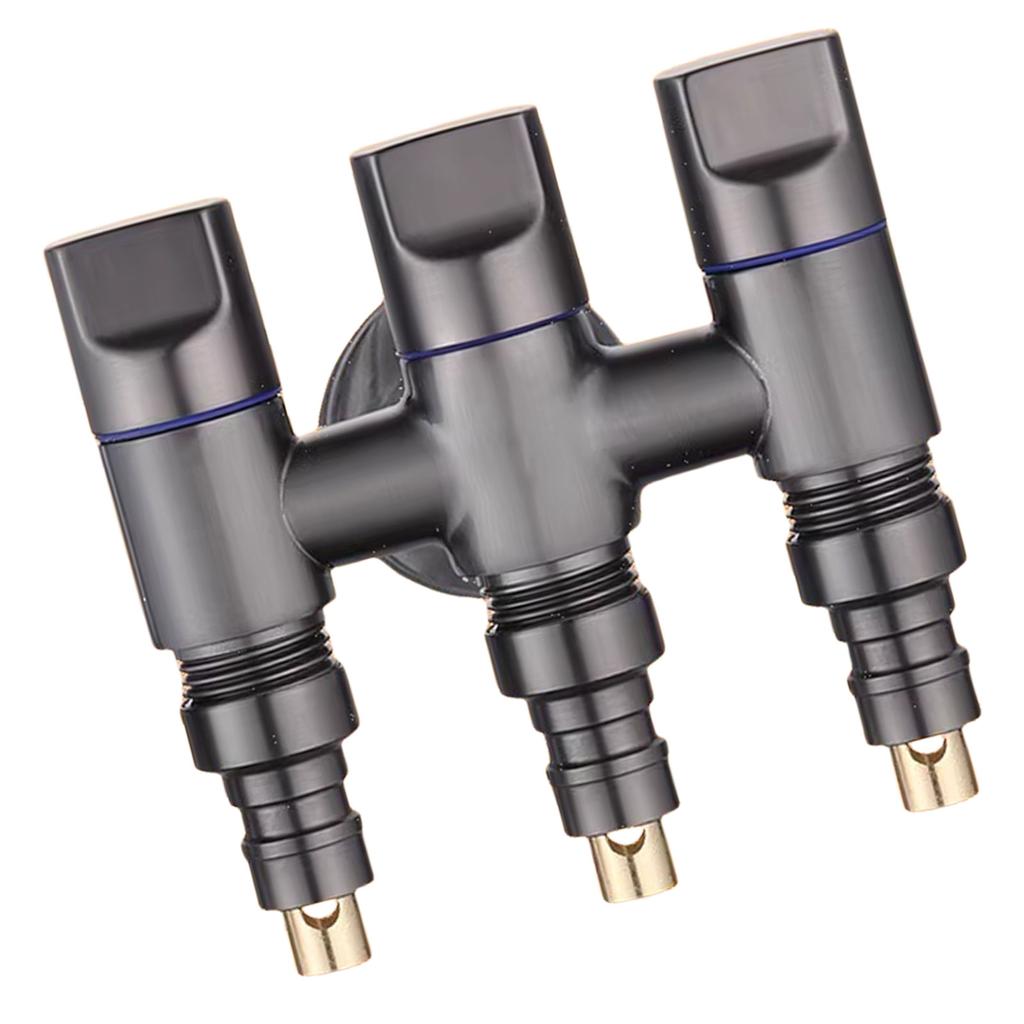 3-ходовые клапаны-переключатели воды Стальные быстросъемные разветвители Универсальные 3-ходовые распределители воды для кухни, ванной комнаты, сада