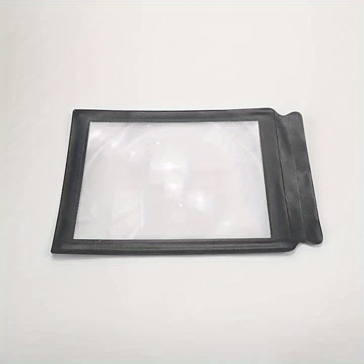 Лупа формата А4 на всю страницу, не требует батареек, портативная лупа с большой областью обзора для чтения, рукоделия, медицинских карт для пожилых людей