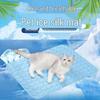 Summer Cooling Pet Mat: Breathable Ice Silk Pad for Dogs & Cats