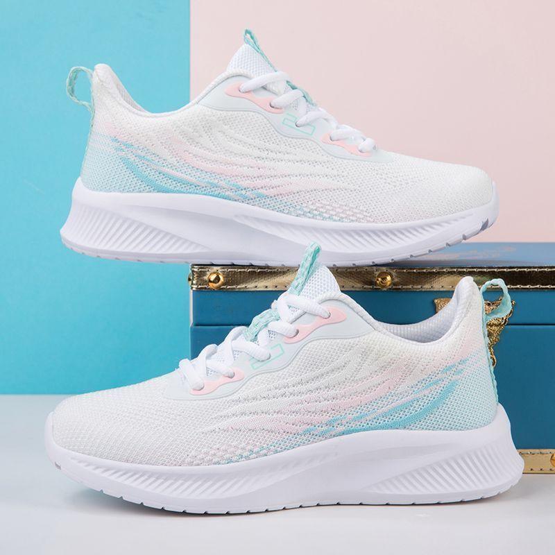 2025 весна новые спортивные туфли женские сетчатые туфли импортные сверхлегкие дышащие нескользящие кроссовки