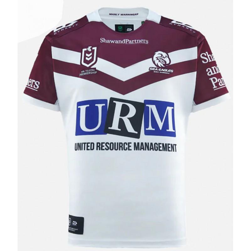 NRL Rugby Jersey Men Women Short Sleeve Training Shirt Titans Sea Eagles Dolphins Sharks Home Away Games Fall