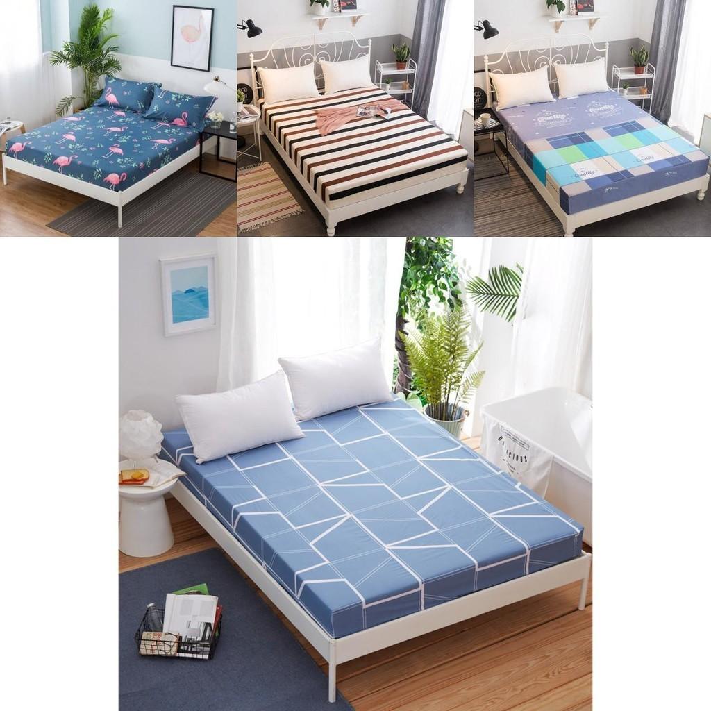 Роскошная простыня на резинке с цветочным принтом размеров Твин, Фул, Квин, Кинг для максимального комфорта