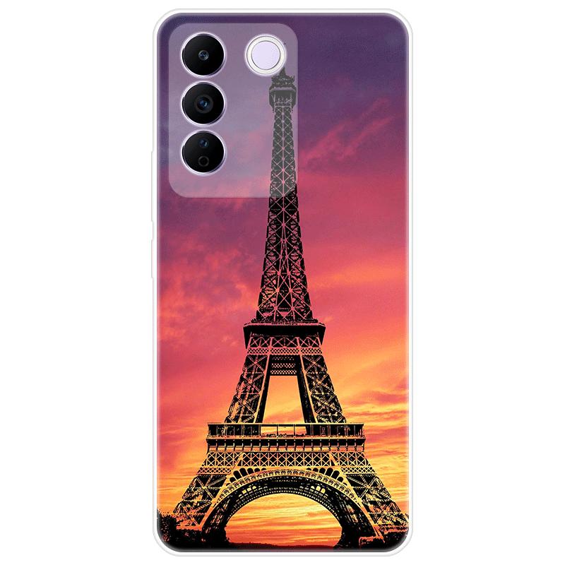 For Vivo V27e V 27e Case Soft Silicone Back Cover Cartoon Phone Case Diversification