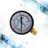 Pressure Gauge Iron/Plastic for Case Horizontal/Vertical Type Double Scale Gauge Air Compressor Gauge 3 Different Types