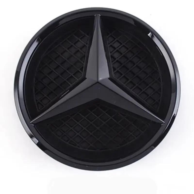 CRM1 1pcs Car Grill Emblem Star Badge Front Grill Logo For Mercedes Benz W204 W205 W213 X253 A B C E S CLA GLB GLC GLE GLS