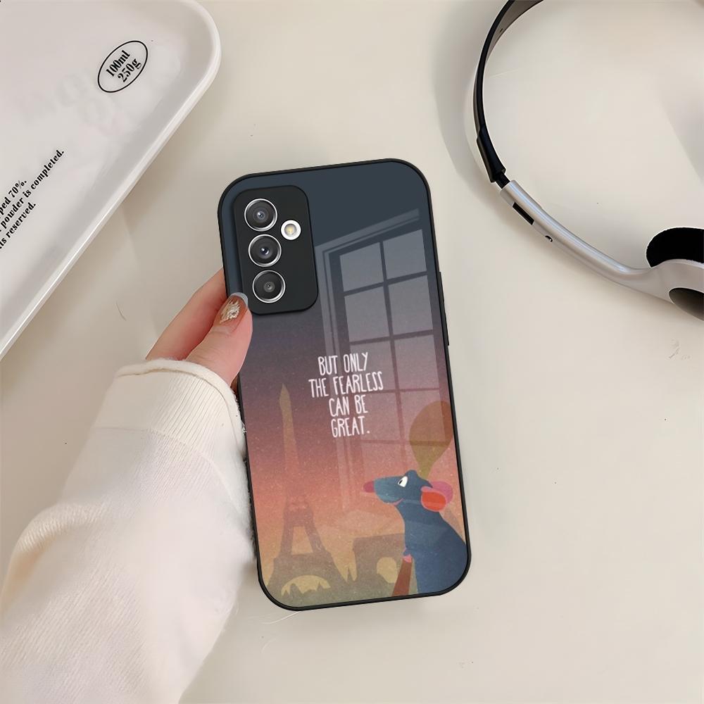 Чехол для телефона Disney Ratatouille Стеклянный Для Samsung S24 S26 S23 S20 S25 S21 S22 Ultra Fe Plus A05 A06 A16 A26 A36 A56 Coque