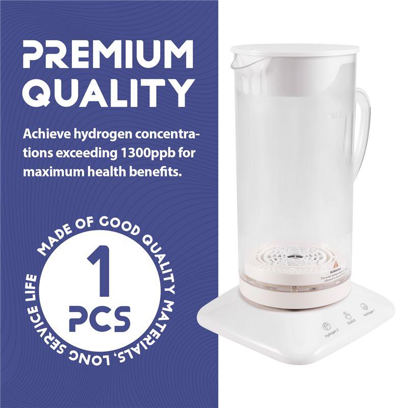 AEE4-1100ML Hydrogen Water Kettle USB Hydrogen Rich Water Generator Kettle Ionized Alkaline Water Electrolysis Pitcher