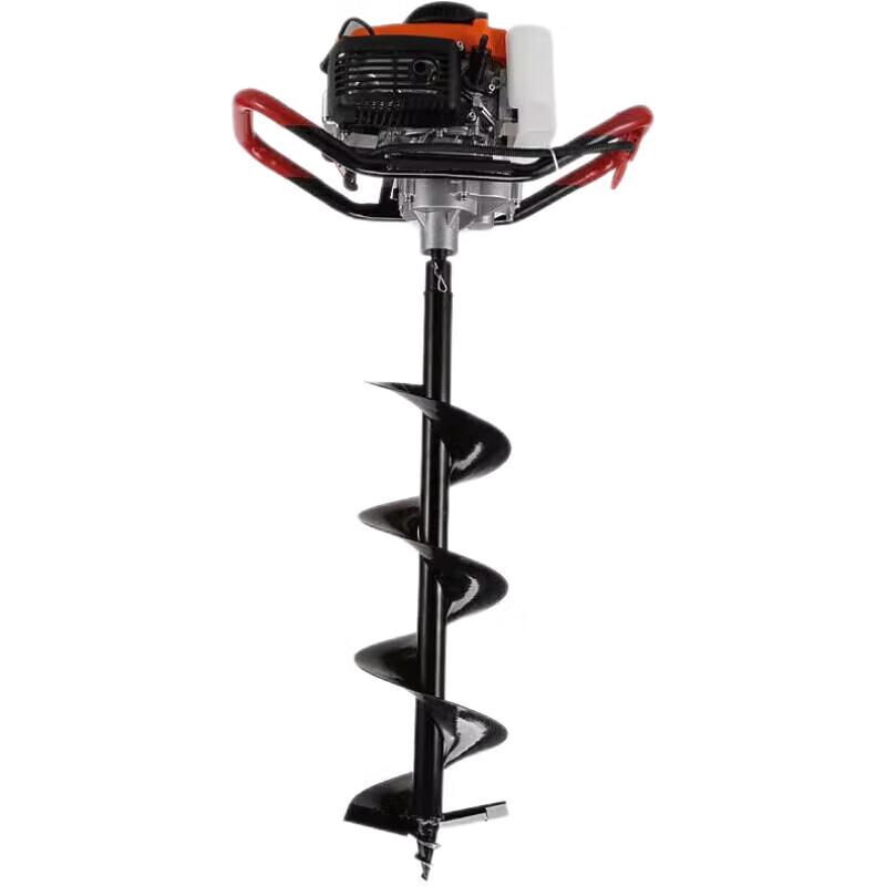 Deqier 180CC 4-Stroke Earth Auger Post Hole Digger CN plug (adapter included)