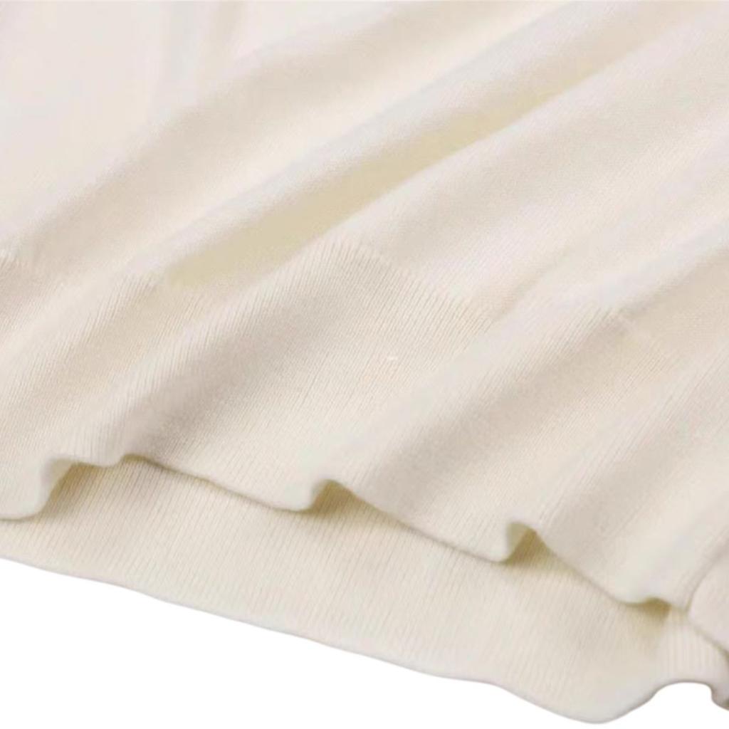 Polo Ralph Lauren SS25 Pony Embroidered Cotton Crew Neck Long Sleeve Knit Sweater Men Sweater Beige 710907256-005