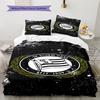 Постельное белье с узором SK Sturm Graz, Комплект с одеялом, Пододеяльник, Наволочка, Домашний подарок на день рождения (1 пододеяльник + 2 наволочки, без наполнителя)
