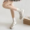Niche Design Sense Ballet Style Pearl Mary Jane Shoes Women's Summer Fashion Bow Rhinestone Square Head Casual Shoes