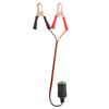 Car Cigarette Lighter Female Socket Adapter to Battery Crocodile Clip Clamp Cable