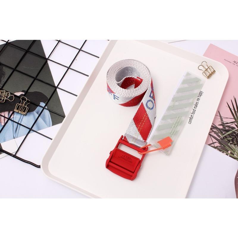 Новый холщовый ремень в индустриальном стиле OFF-white, тот же модный ремень
