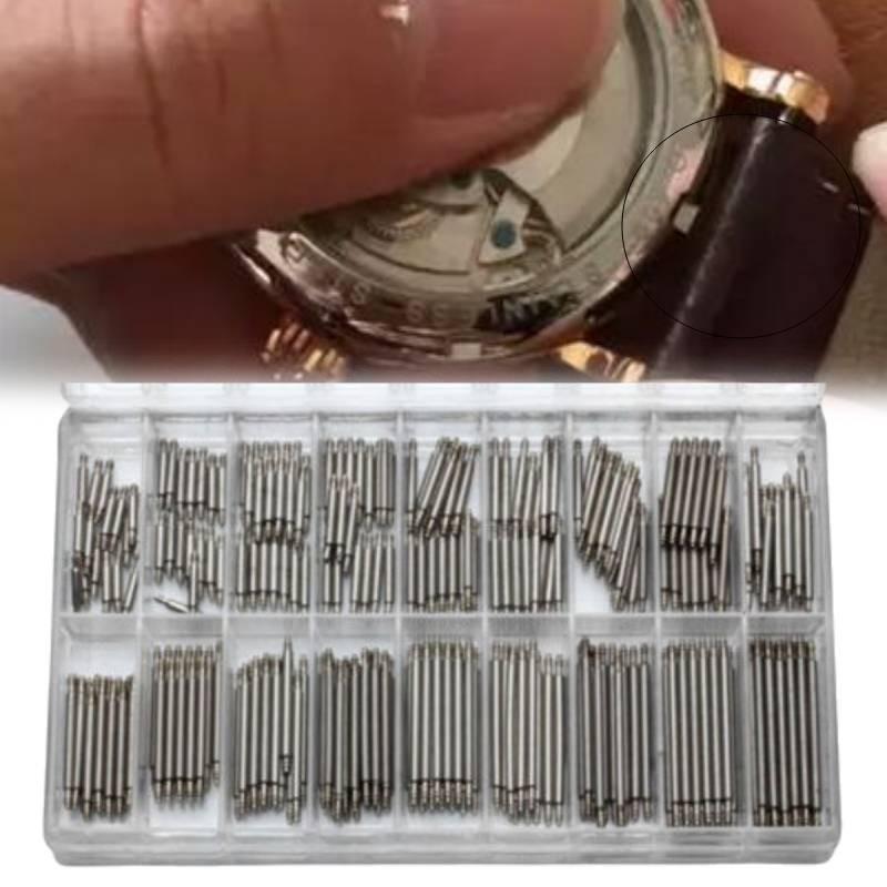 Комплексный набор инструментов для ремонта часов Набор пружинных стержней из нержавеющей стали для домашнего использования