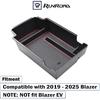 RUNROAD Upgraded Center Console Organizer Tray Compatible With Chevy Blazer 2025 2024      Accessories, ABS Materials Secondary Storage Box Ert