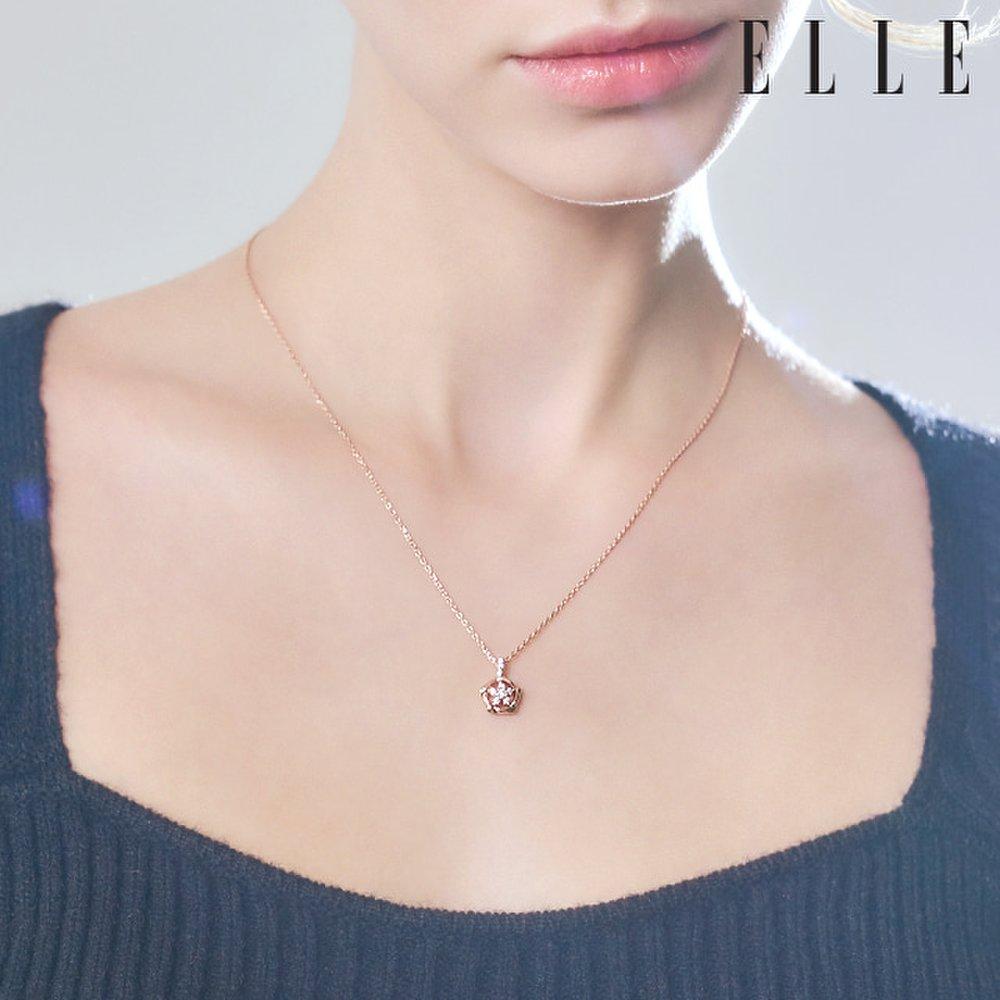 [Elle] Penny Flower Necklace Elbrnn173