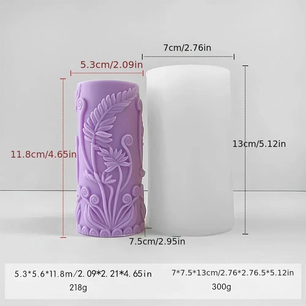 Tulip Sunflower Column Flower Candle Silicone Mold DIY Candle Making Tool