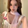 Soft Chiffon Silk Scarf Thin Long Ribbon Neckerchief Elegant Ribbon Scarf  For Women