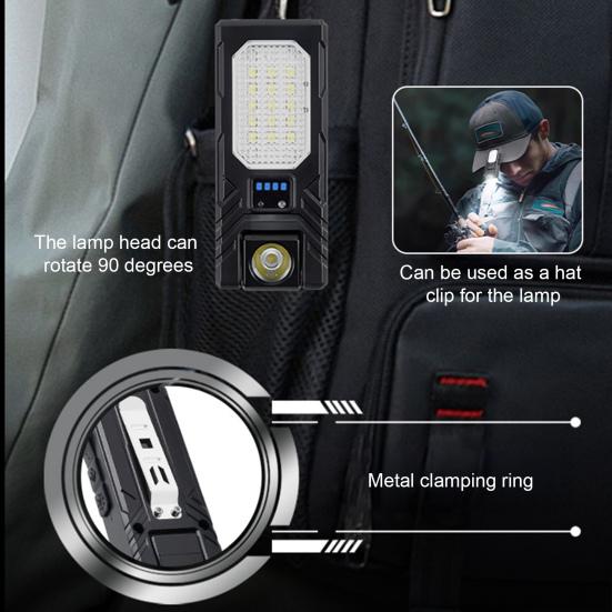 Налобный фонарь с креплением на ухо, с режимами датчика движения, регулируемый, перезаряжаемый, водонепроницаемый, светодиодный налобный фонарь с креплением на ухо, мини-фонарик для кемпинга на открытом воздухе, пеших прогулок