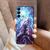 Чехол для Samsung Galaxy A51 A73 A22 A52 A41 A25 A71 A24 A55 A26 A72 A35 A23 A53 A36 A32 Черный Мягкая Накладка на Телефон Dragon Ball Son