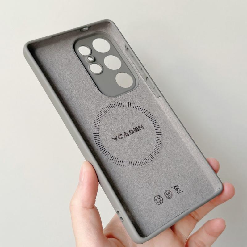 Оригинальный магнитный чехол из жидкого силикона для Samsung Galaxy S26 S25 S24 S23 S22 Ultra Plus Для Magsafe Беспроводная зарядка Мягкая крышка
