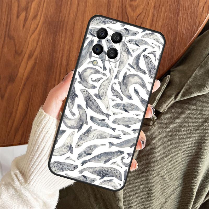 Чехол с детенышами тюленей для Samsung Galaxy M12 M32 M52 M35 M55 M15 M11 M13 M14 M06 M16 M36 M56 M31 M53 M34 M54