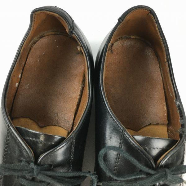 1950s Vintage 1952 Canada-Made Felt Tongue Service Shoes Plain Toe 5-Eyelet Size 26.027.0 Vintage(USED)